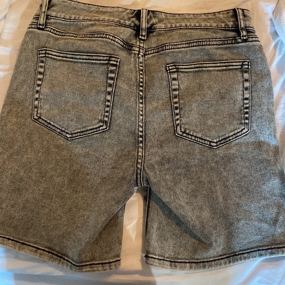 Acid Wash Jean Shorts - Picture 2 of 2